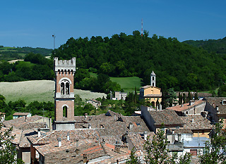 una veduta del Borgo di Pergola