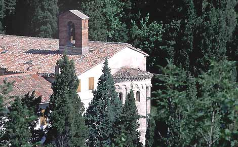 L'Abbazia di San Cassiano in Valbagnola (particolare)